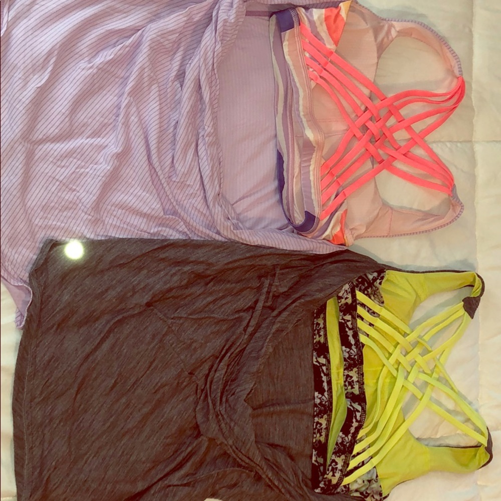Set of two wild thing tops from lululemon